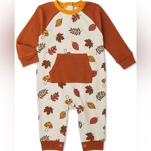 Fall Baby Boys Long Sleeve Romper
